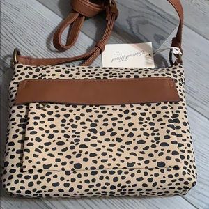 Cheetah print crossbody